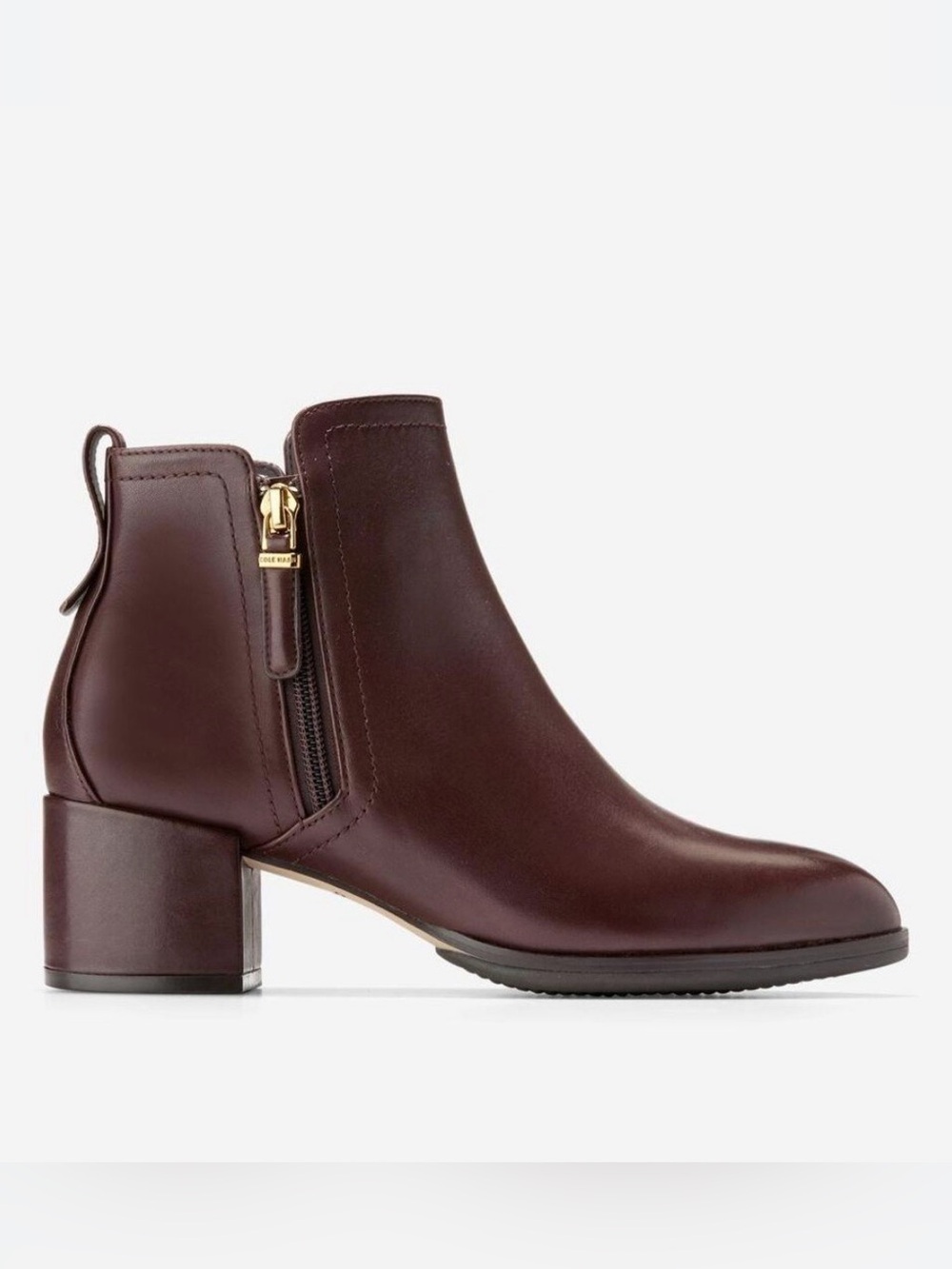 NWT Cole Haan Haisley Chelsea Ankle Boot SZ 7 NEW IN BOX Madeira Brown